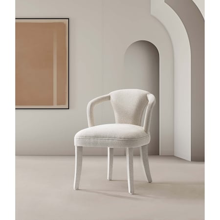 Manhattan Comfort Palmer Dining Armchair in Ivory DC088AR-IV
